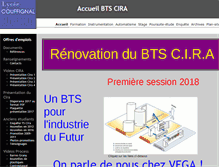 Tablet Screenshot of cira-couffignal.fr